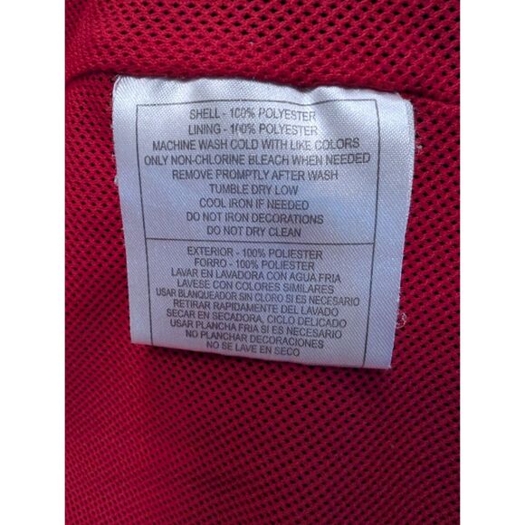 Reebok NFL Atlanta Falcons Jacket Mens 2X 2XL XXL Black Red Windbreaker - Picture 10 of 10